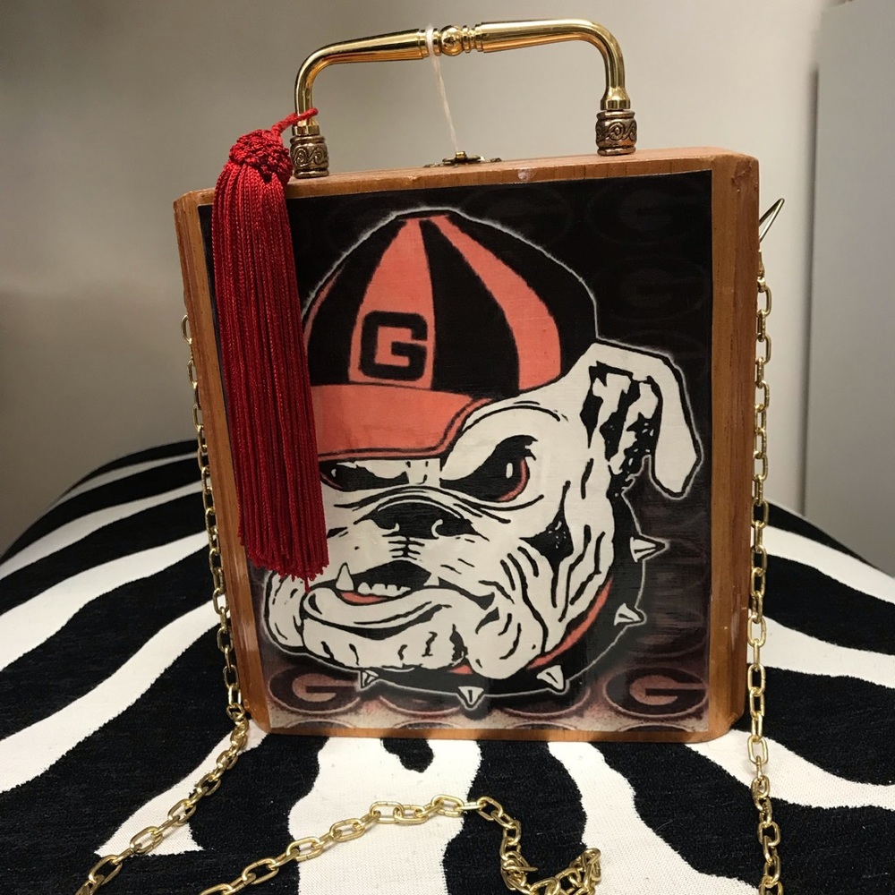 Ga bulldog cigar box purse Custom made